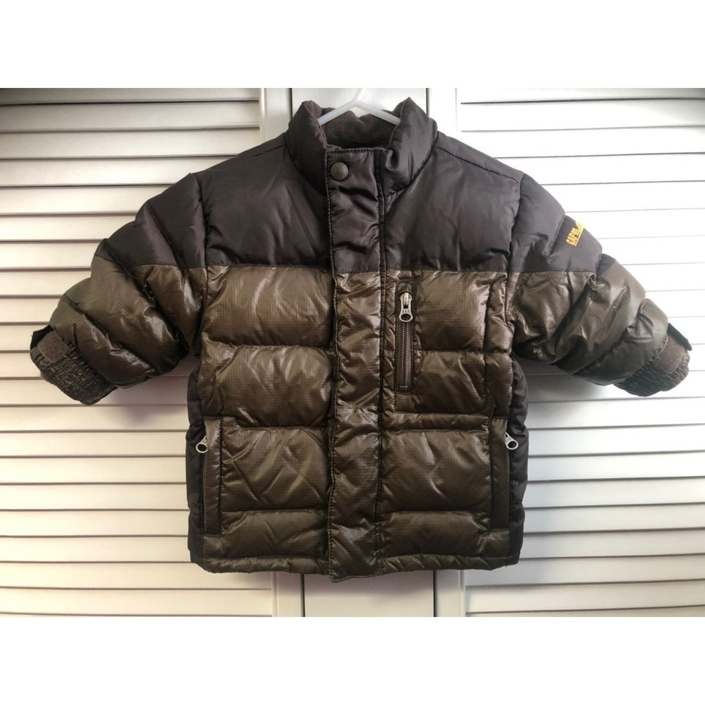 Gap size 12-18M down puffer coat brown